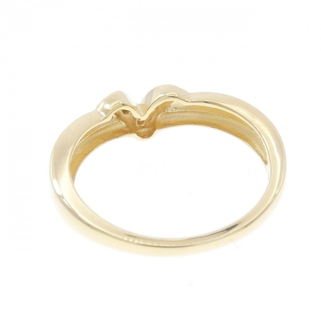 K18YG DIAMOND RING - 3
