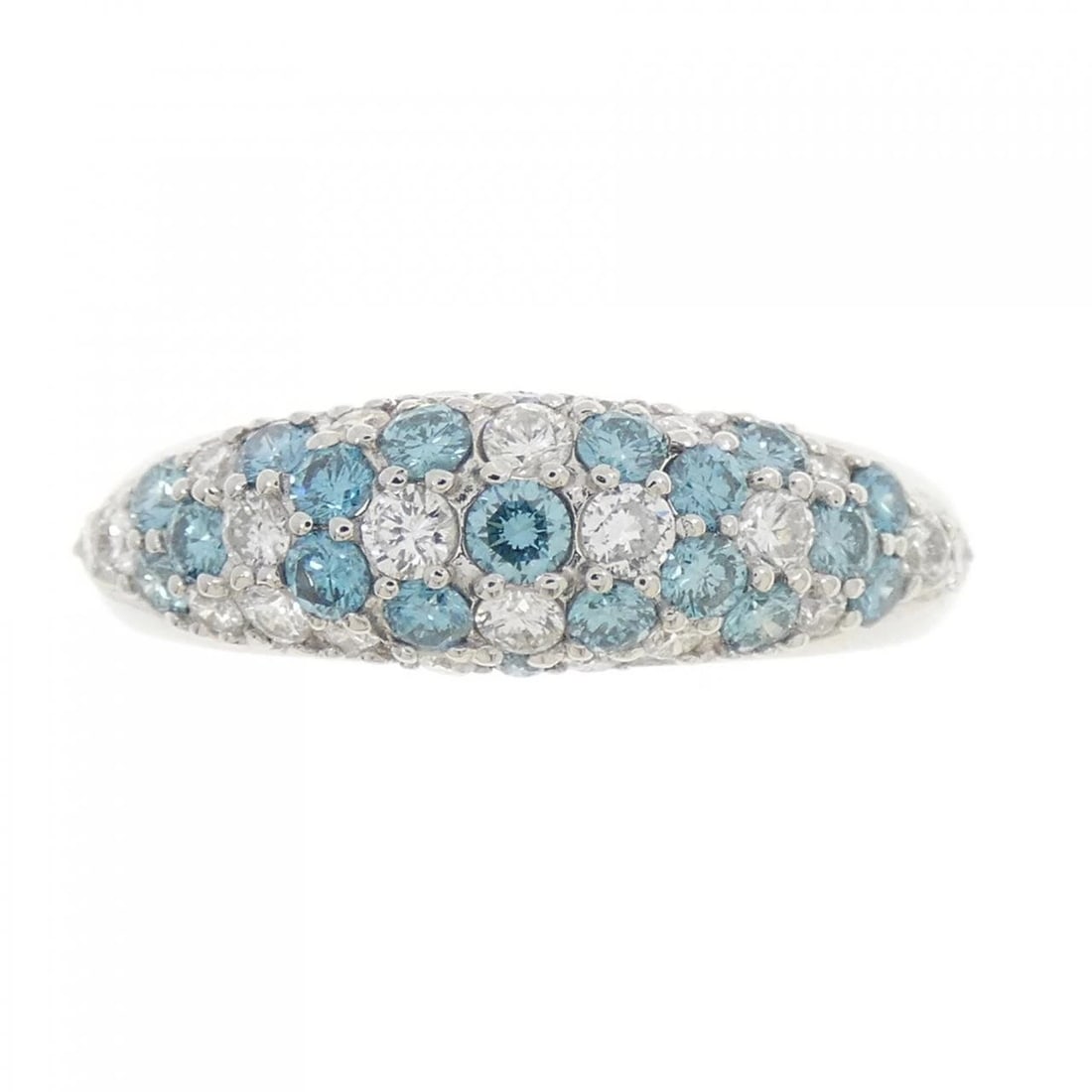 PT900 PAVE DIAMOND RING - 2