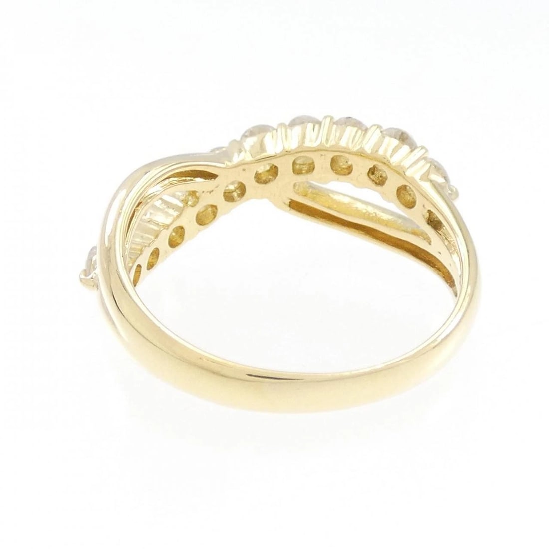 K18YG DIAMOND RING - 3