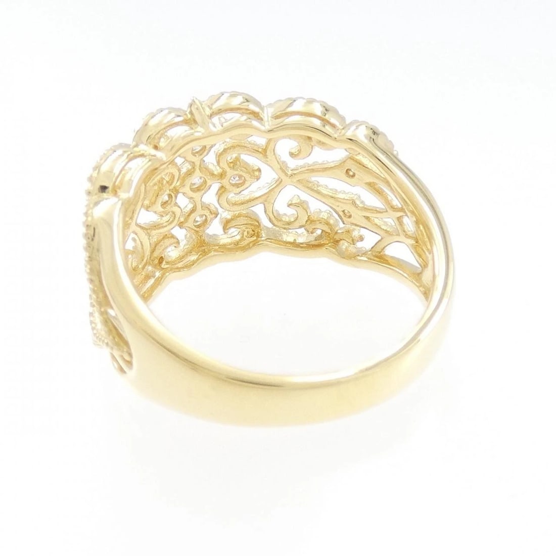 K18YG DIAMOND RING - 3