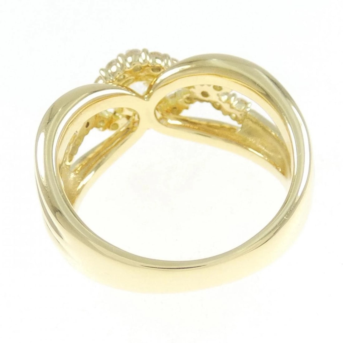 K18YG DIAMOND RING - 3