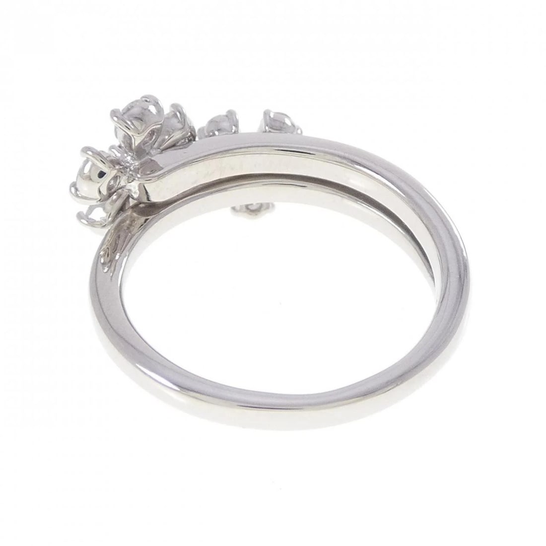 PT900 FLOWER DIAMOND RING - 2