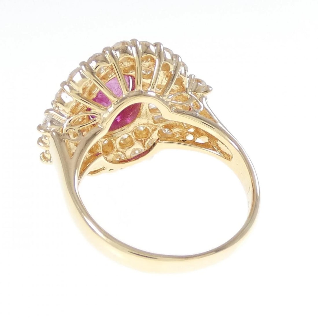K18YG RUBY RING - 3