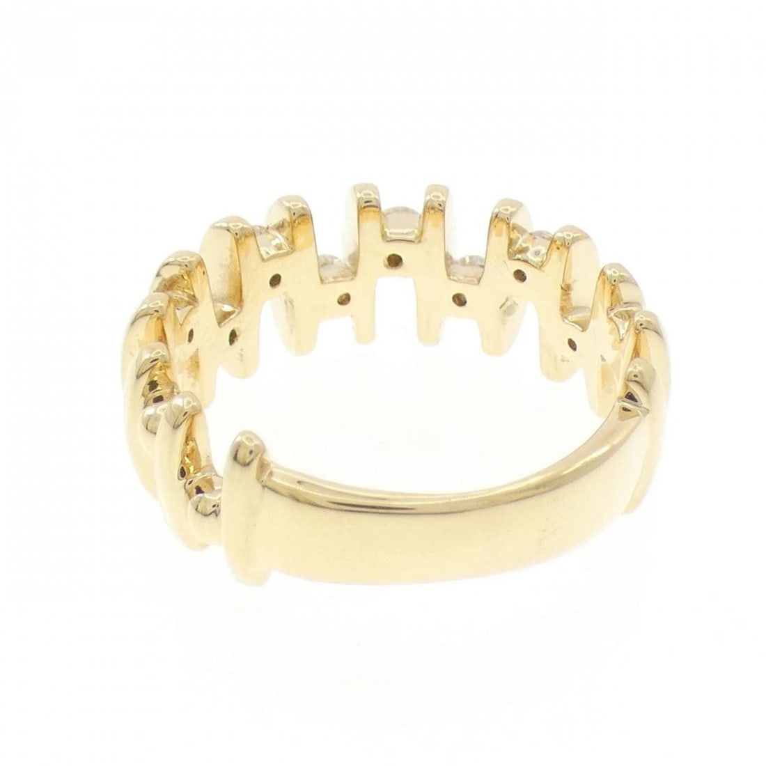 K18YG DIAMOND RING - 3