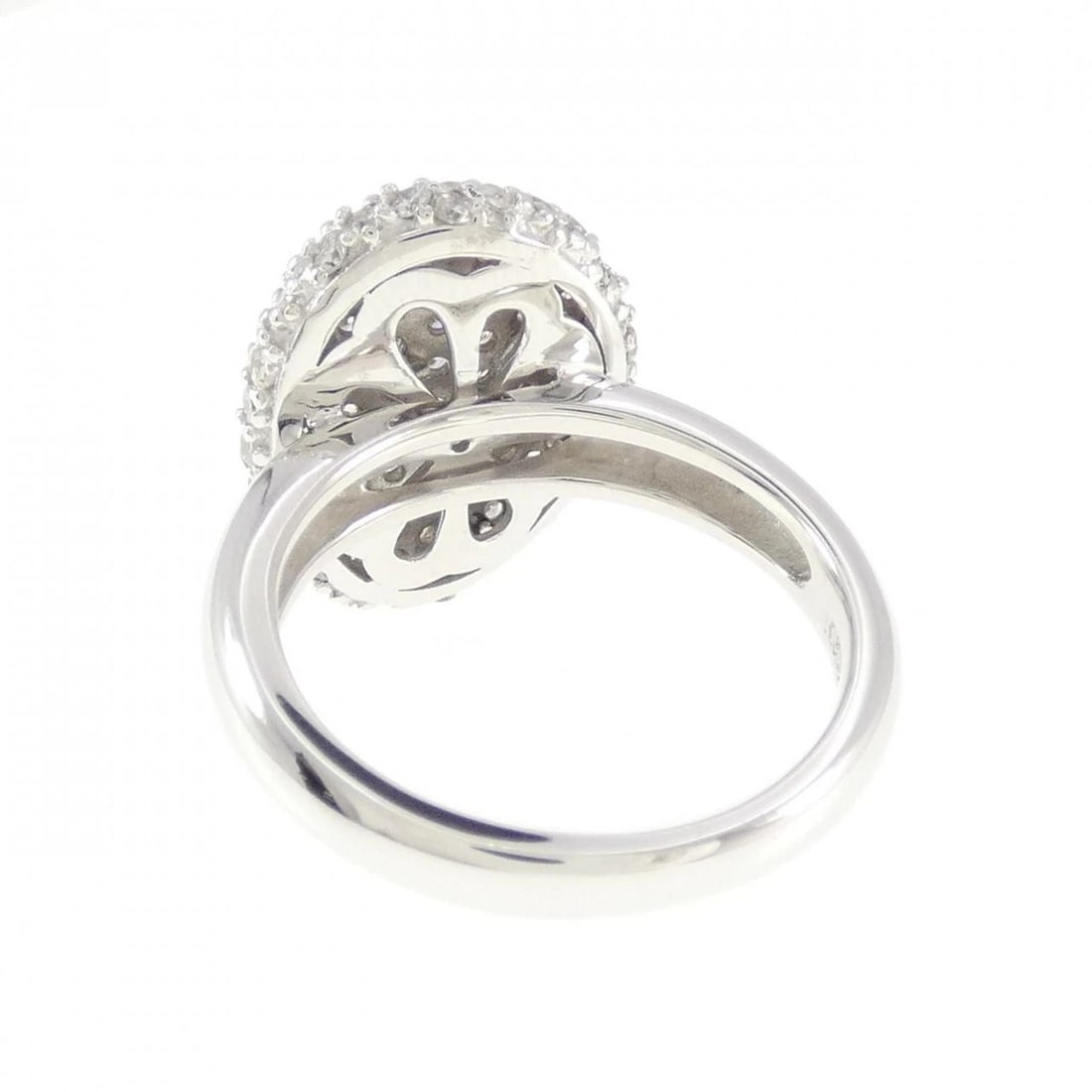 K18WG DIAMOND RING - 3