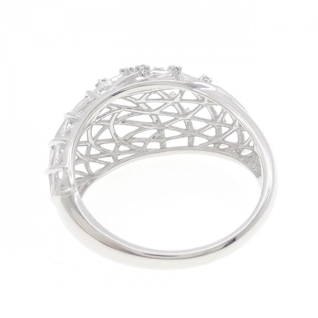 K18WG DIAMOND RING - 3