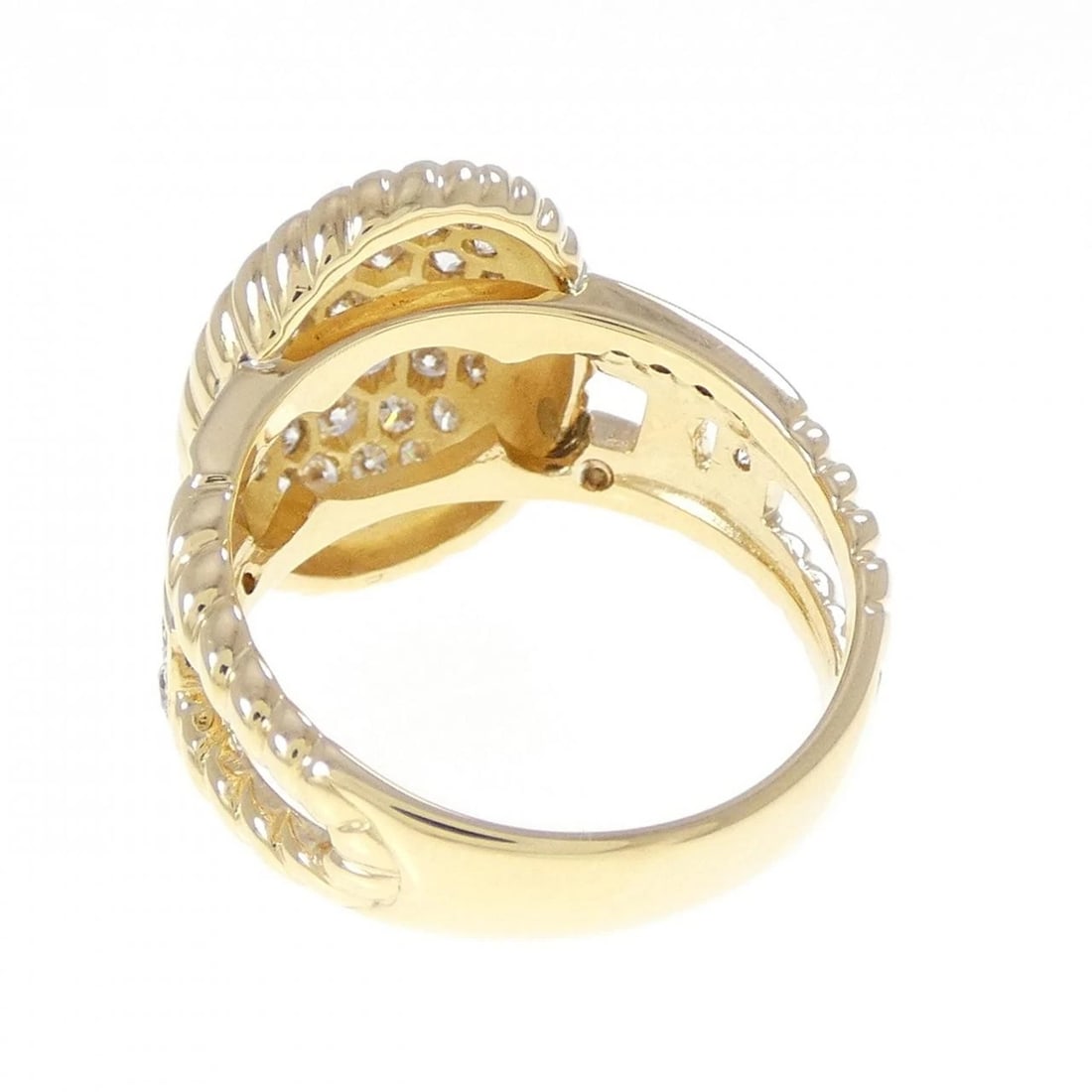 K18YG DIAMOND RING - 3