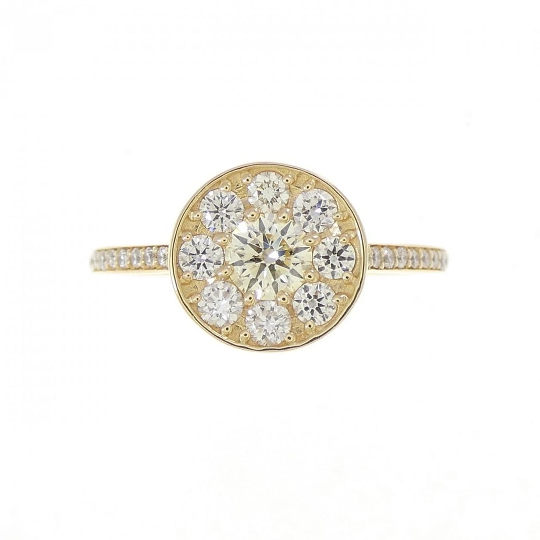 K18YG DIAMOND RING - 2
