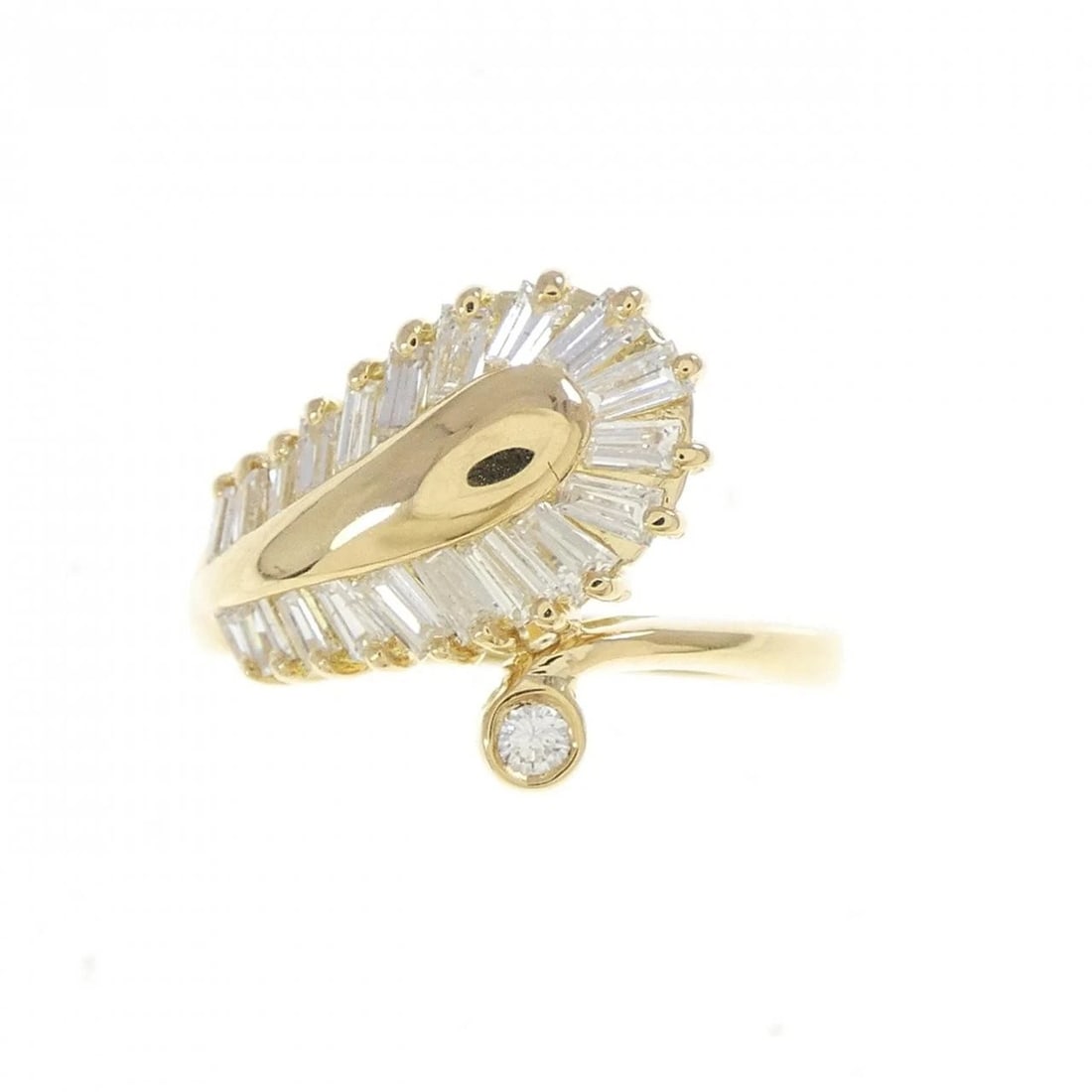 K18YG DIAMOND RING - 2