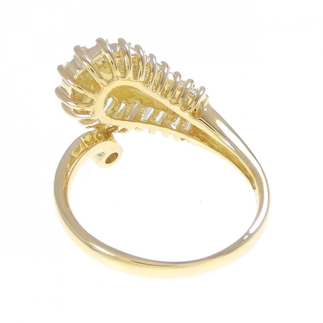 K18YG DIAMOND RING - 3