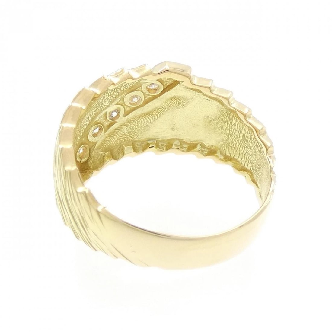 K18YG DIAMOND RING - 2