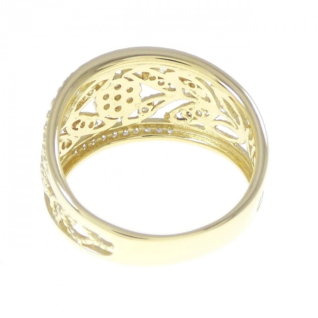 K18YG DIAMOND RING - 3