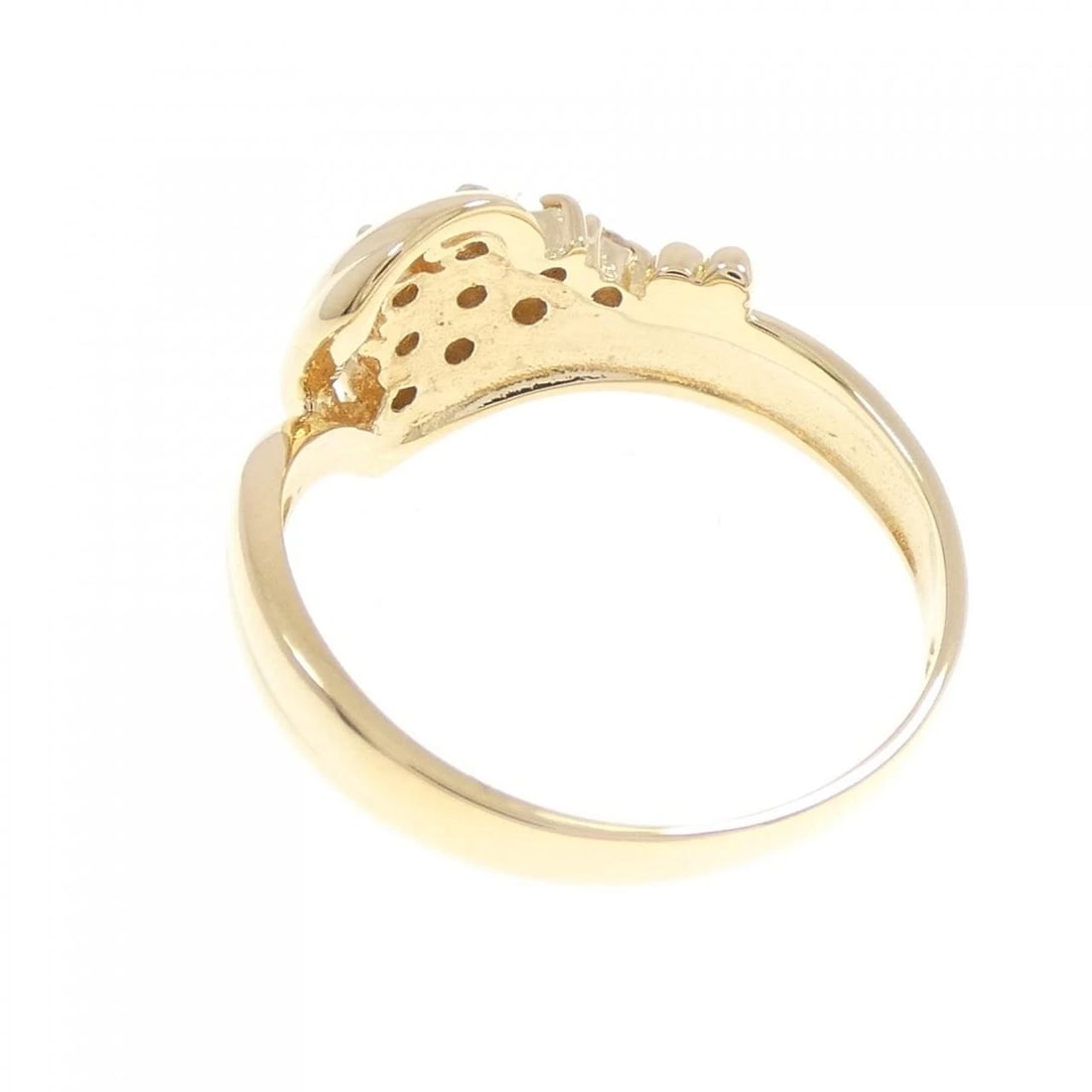 K18YG DIAMOND RING - 3