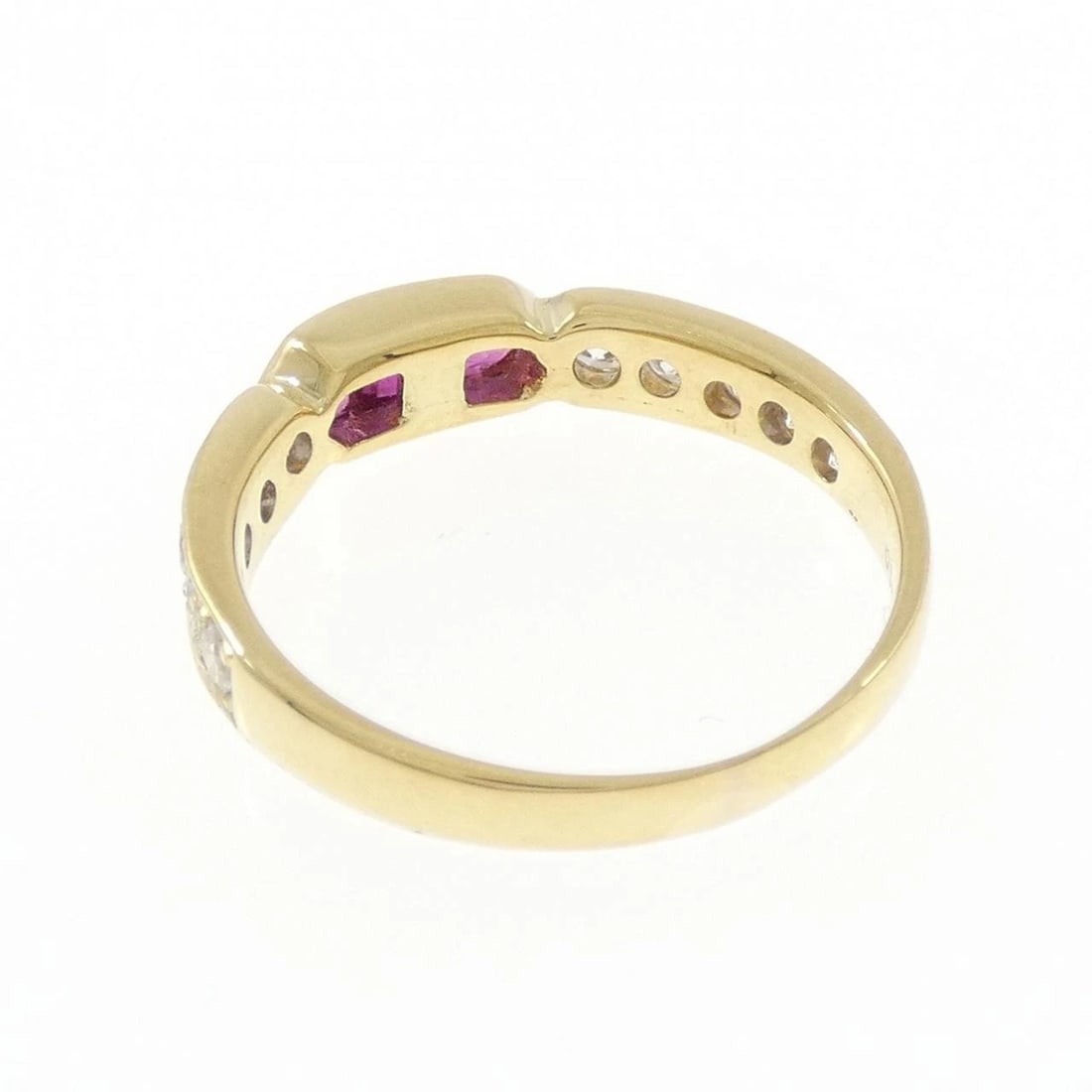 18K YELLOW GOLD RUBY RING - 2