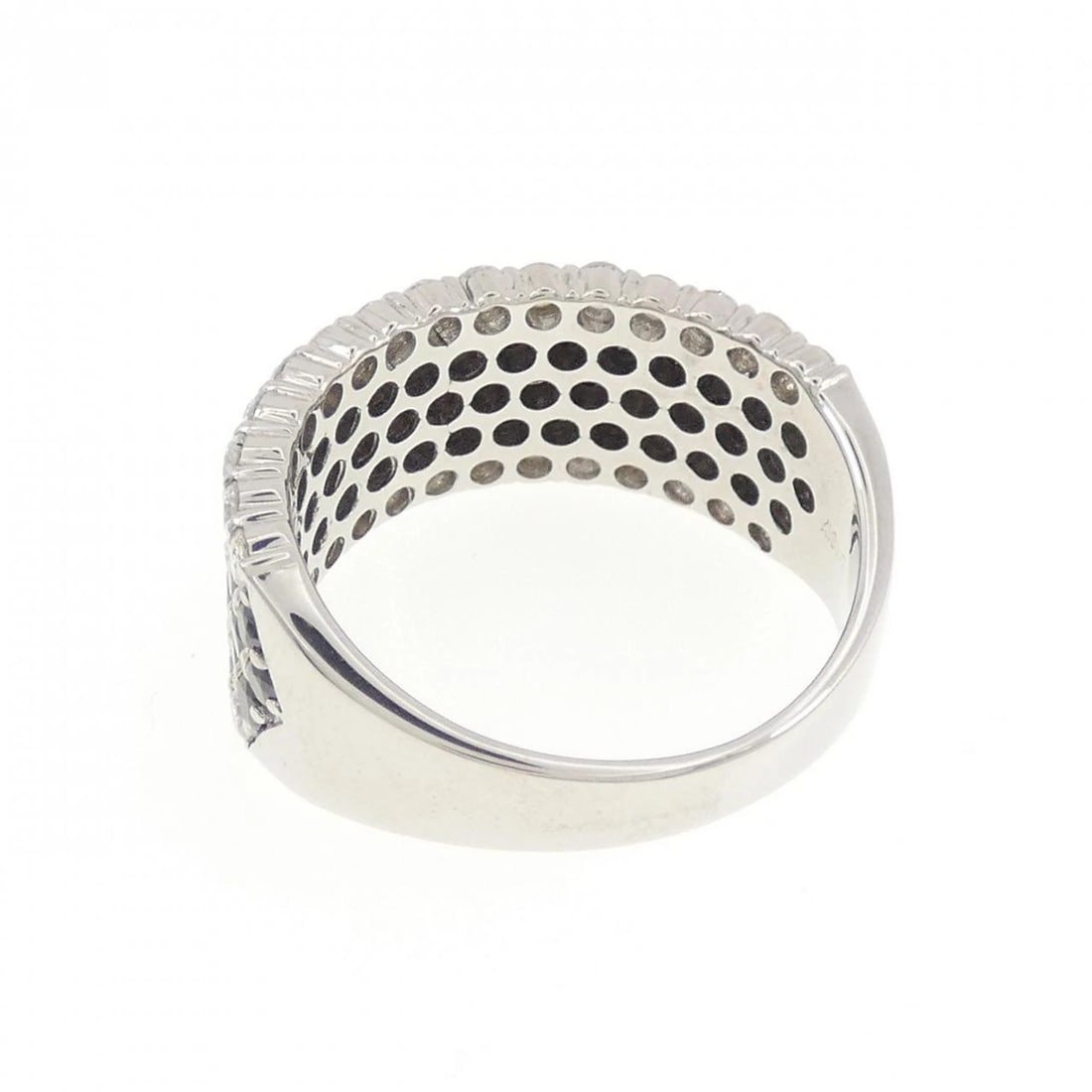 K18WG DIAMOND RING - 2