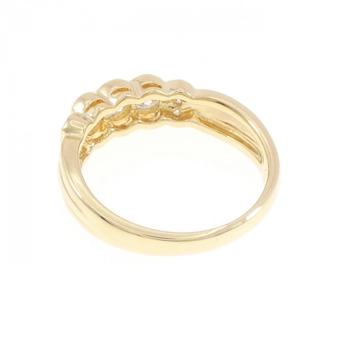 18KYG DIAMOND RING - 3