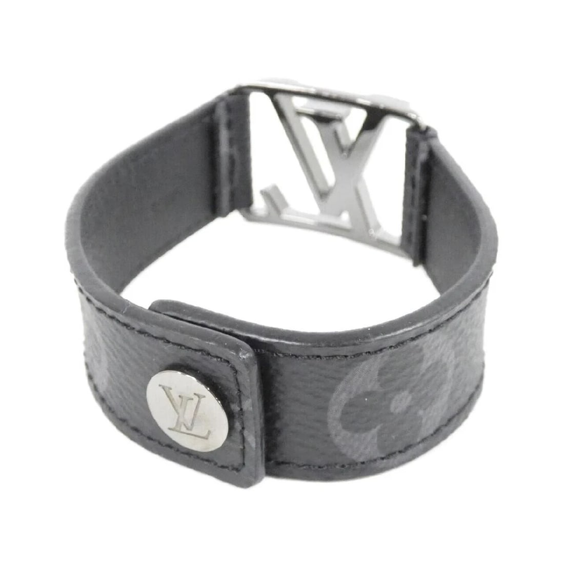 LOUIS VUITTON MONOGRAM ECLIPSE BRACELET - 2