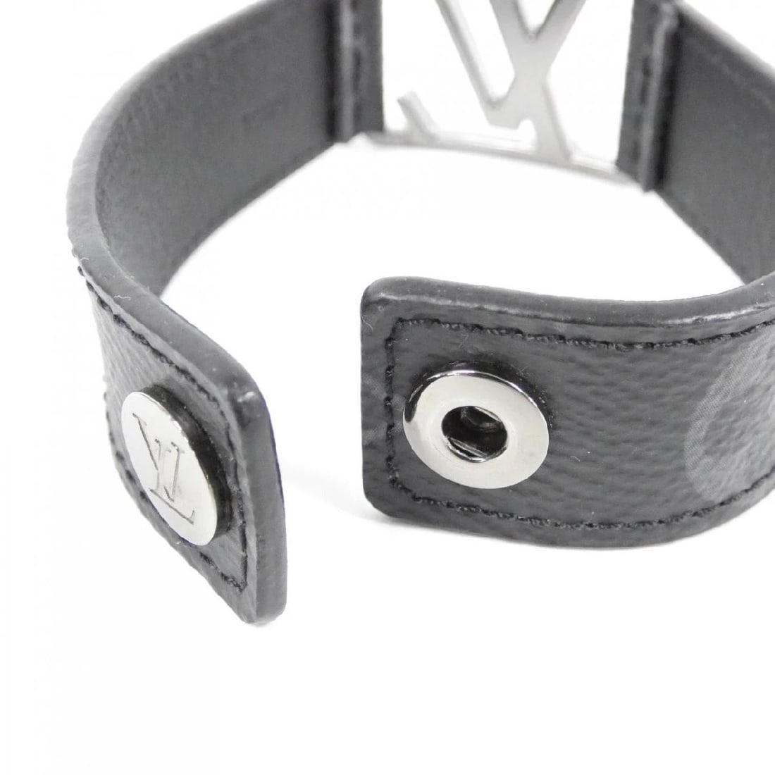 LOUIS VUITTON MONOGRAM ECLIPSE BRACELET - 4