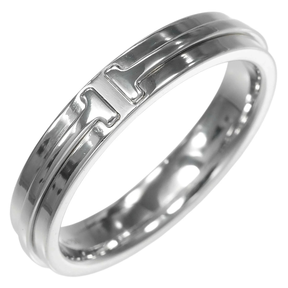 TIFFANY RING K18WG WHITE GOLD: Tiffany Ring K18WG White Gold Brand: Tiffany & Co. Type/Style: Ring Material: K18 White Gold Color: White Gold Size: US 10.5 Accessories: None Accessories Notice: When purchasing pre-owned