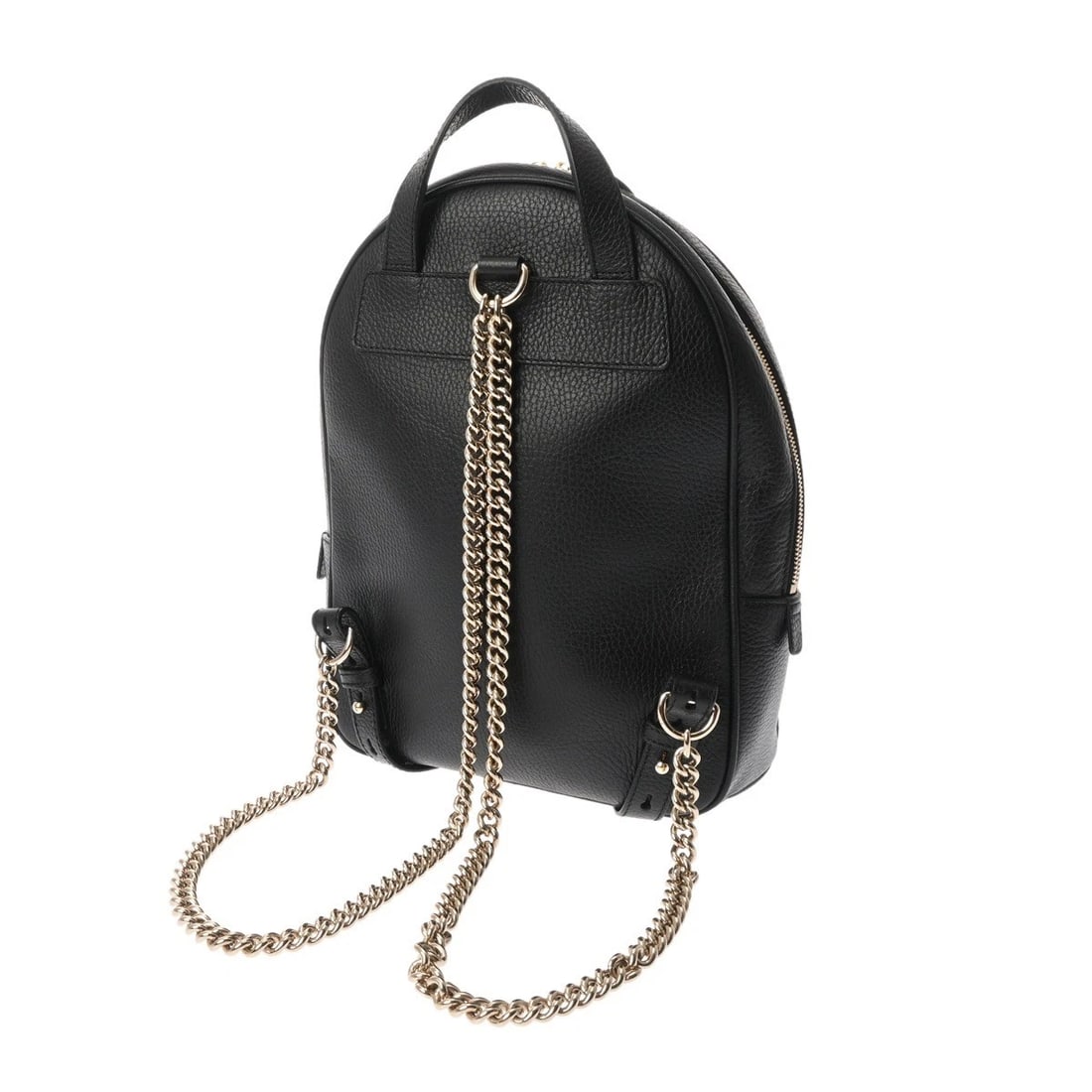 GUCCI BACKPACK LEATHER BLACK BACKPACK - 3
