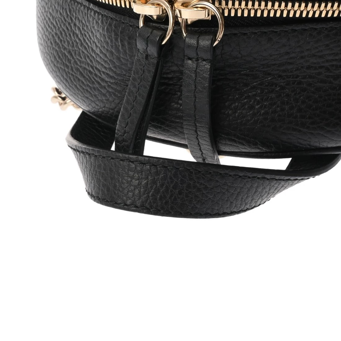 GUCCI BACKPACK LEATHER BLACK BACKPACK - 4