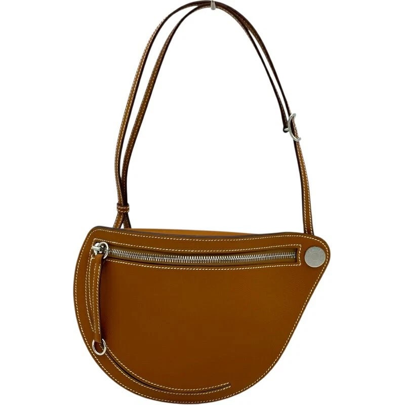 HERMES PETITE COURSE SHOULDER BAG: Hermes Petite Course Shoulder Bag Brand: Hermes Type/Style: Bag Material: Exterior Material Epsom leather Color: Exterior Color Gold / Silver Hardware Size: Width: Approx. 26.5cm Height: Approx. 18cm 