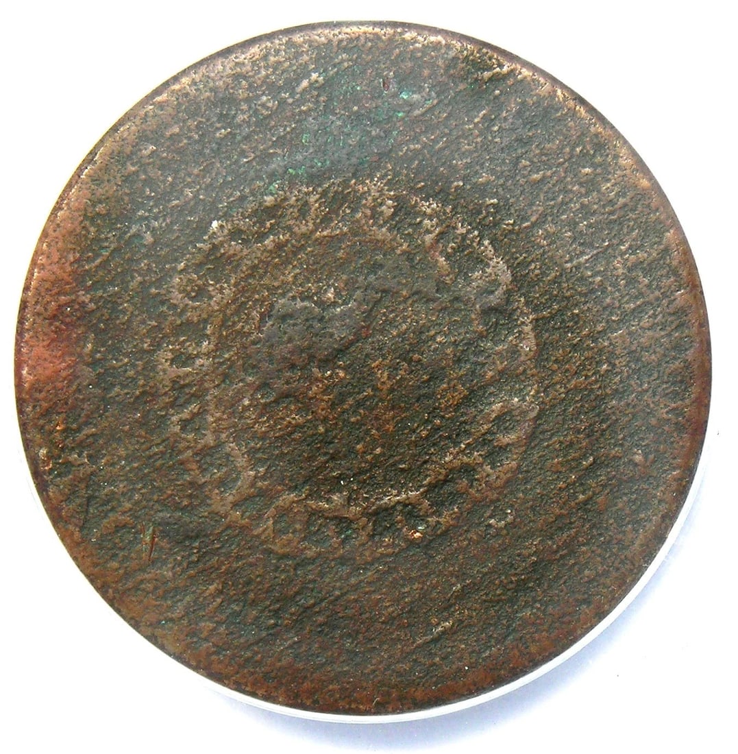 1793 CHAIN FLOWING HAIR LARGE CENT 1C COIN (1 of 7)