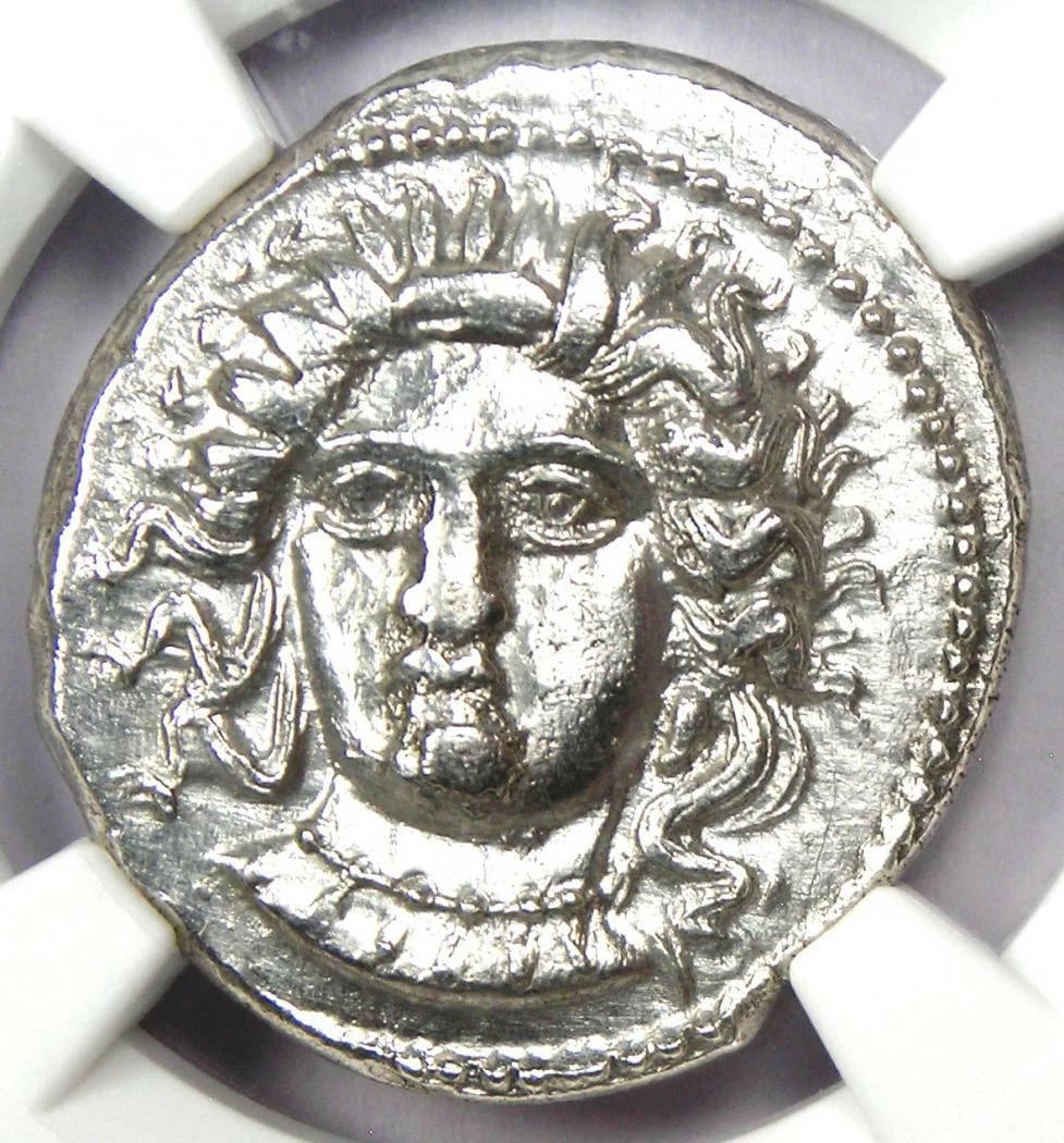 CILICIA TARSUS PHARNABAZUS AR SILVER STATER COIN (1 of 4)