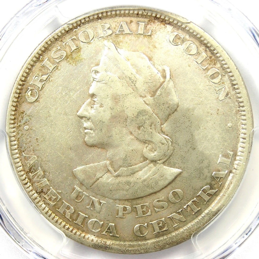 1896 EL SALVADOR COLUMBUS PESO COIN (1 of 3)