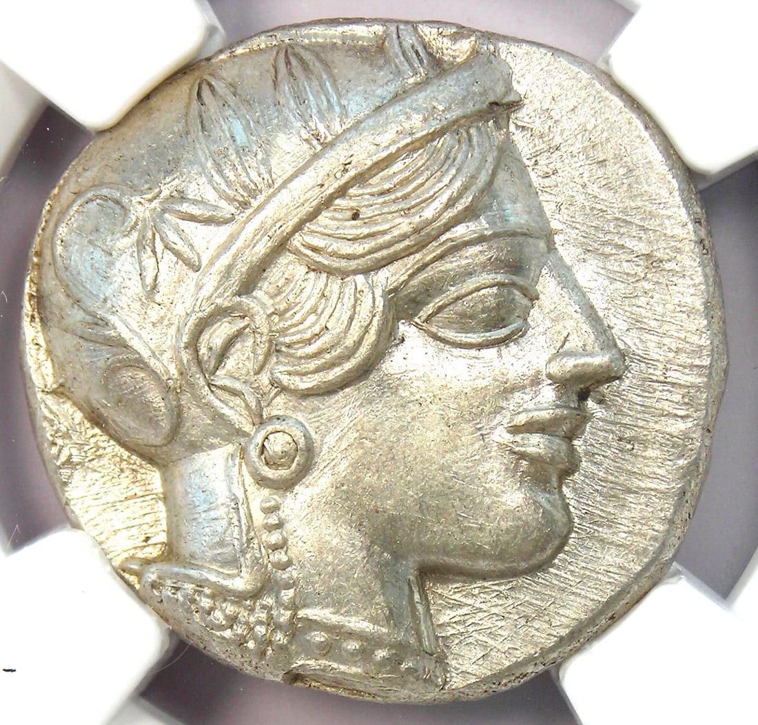 ATTICA ATHENS ATHENA OWL AR TETRADRACHM SILVER COIN: Attica Athens Athena Owl AR Tetradrachm Silver Coin Year : 404 BC Denomination : Tetradrachm Country of Origin : Greece Accessories: None Accessories Notice: When purchasing pre-owned goods, please re