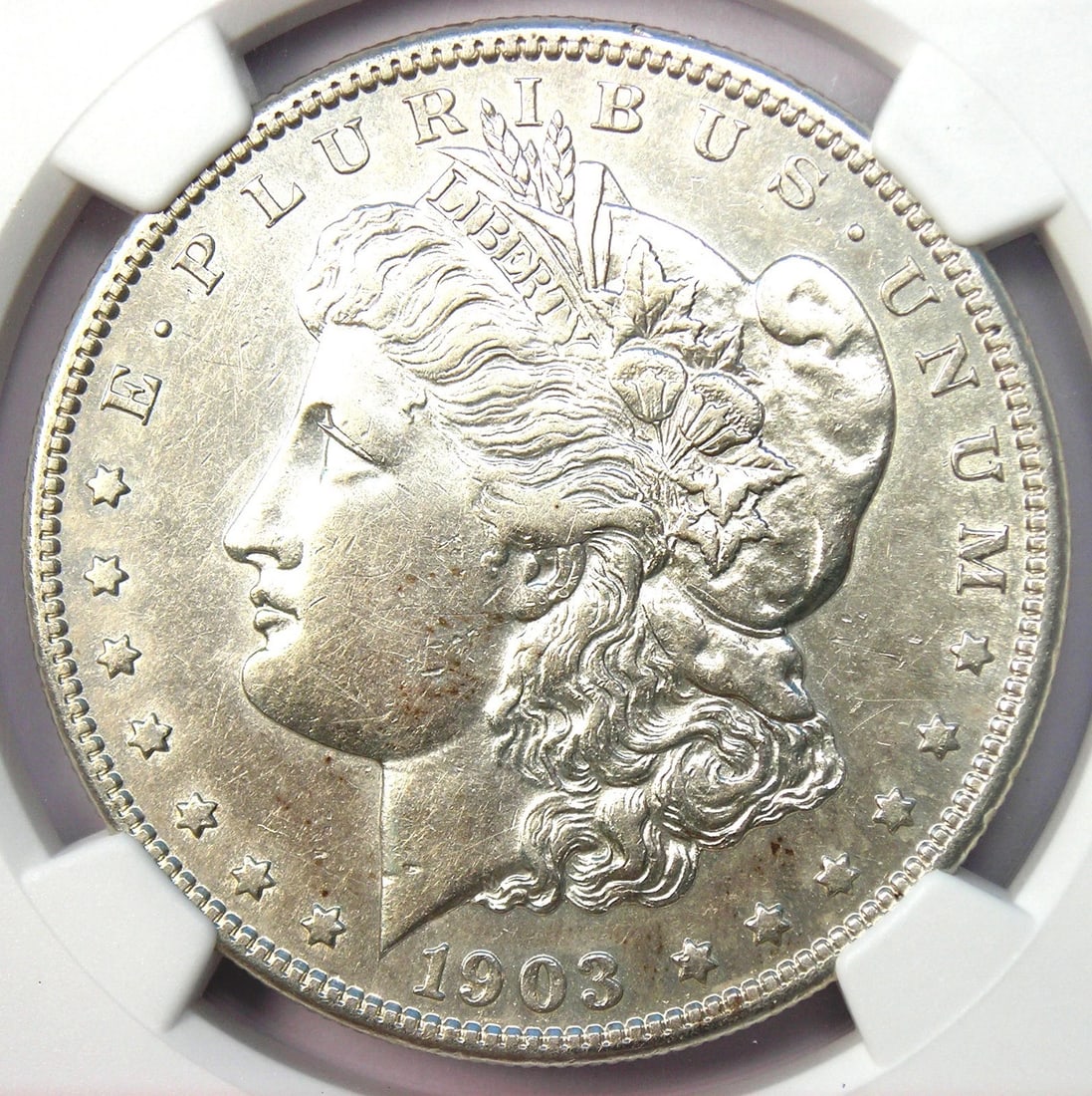 1903-S MORGAN SILVER DOLLAR $1 RARE DATE COIN: 1903-S Morgan Silver Dollar $1 Rare Date Coin Year : 1903 Denomination : $1 Country of Origin : United States Accessories: None Accessories Notice: When purchasing pre-owned goods, please refer to the