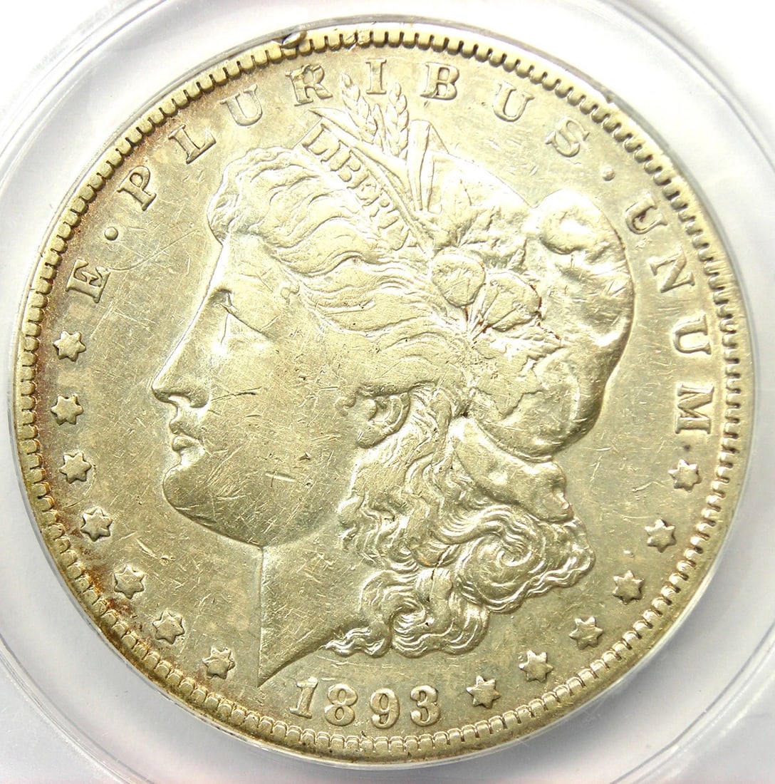 1893-CC MORGAN SILVER DOLLAR $1 CARSON CITY COIN: 1893-CC Morgan Silver Dollar $1 Carson City Coin Year : 1893 Denomination : $1 Country of Origin : United States Accessories: None Accessories Notice: When purchasing pre-owned goods, please refer to 