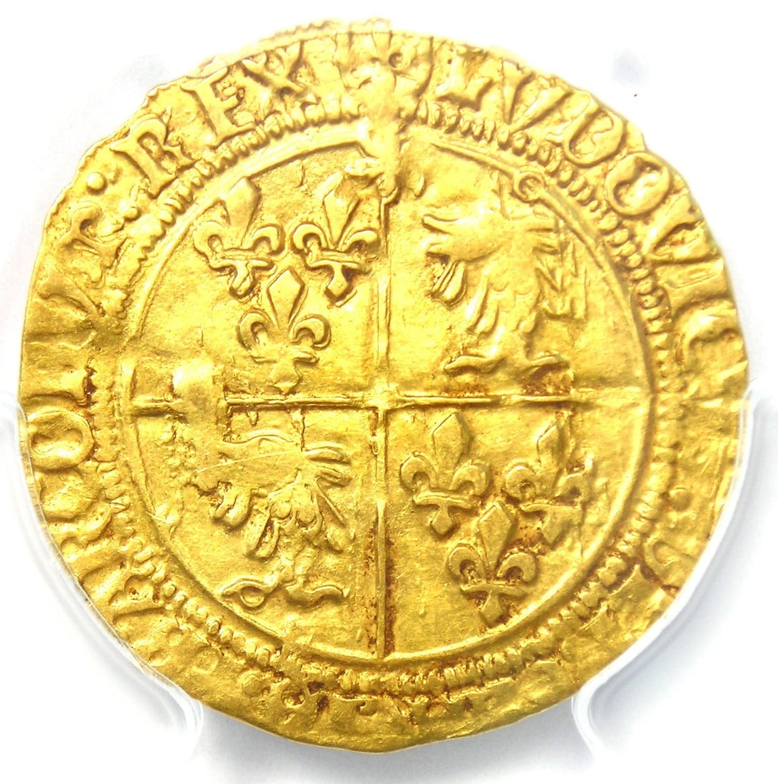 GOLD 1498-1515 FRANCE GOLD ECU D'OR GAD-167 COIN (1 of 2)