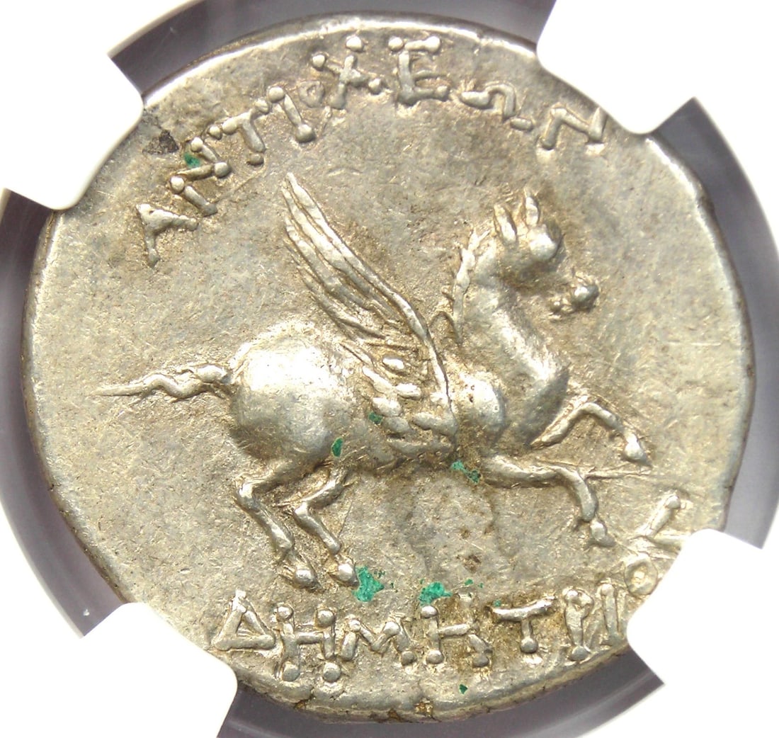 CARIA ALABANDA AR TETRADRACHM PEGASUS HORSE COIN (1 of 3)
