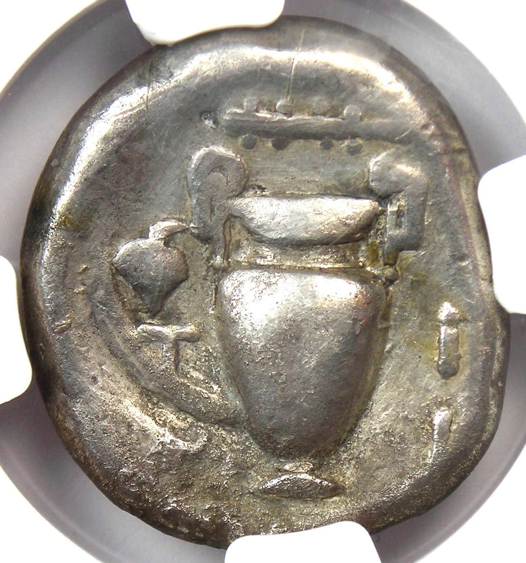 BOEOTIA THEBES GREEK AR STATER SILVER COIN (1 of 2)