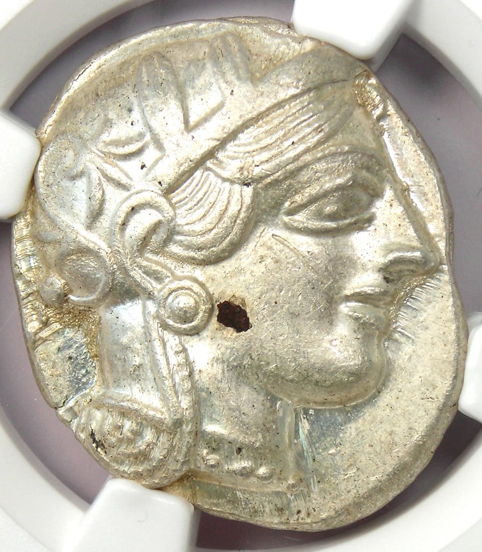 ATTICA ATHENS ATHENA OWL AR TETRADRACHM SILVER COIN: Attica Athens Athena Owl AR Tetradrachm Silver Coin Year : 404 BC Denomination : Tetradrachm Country of Origin : Greece Accessories: None Accessories Notice: When purchasing pre-owned goods, please re
