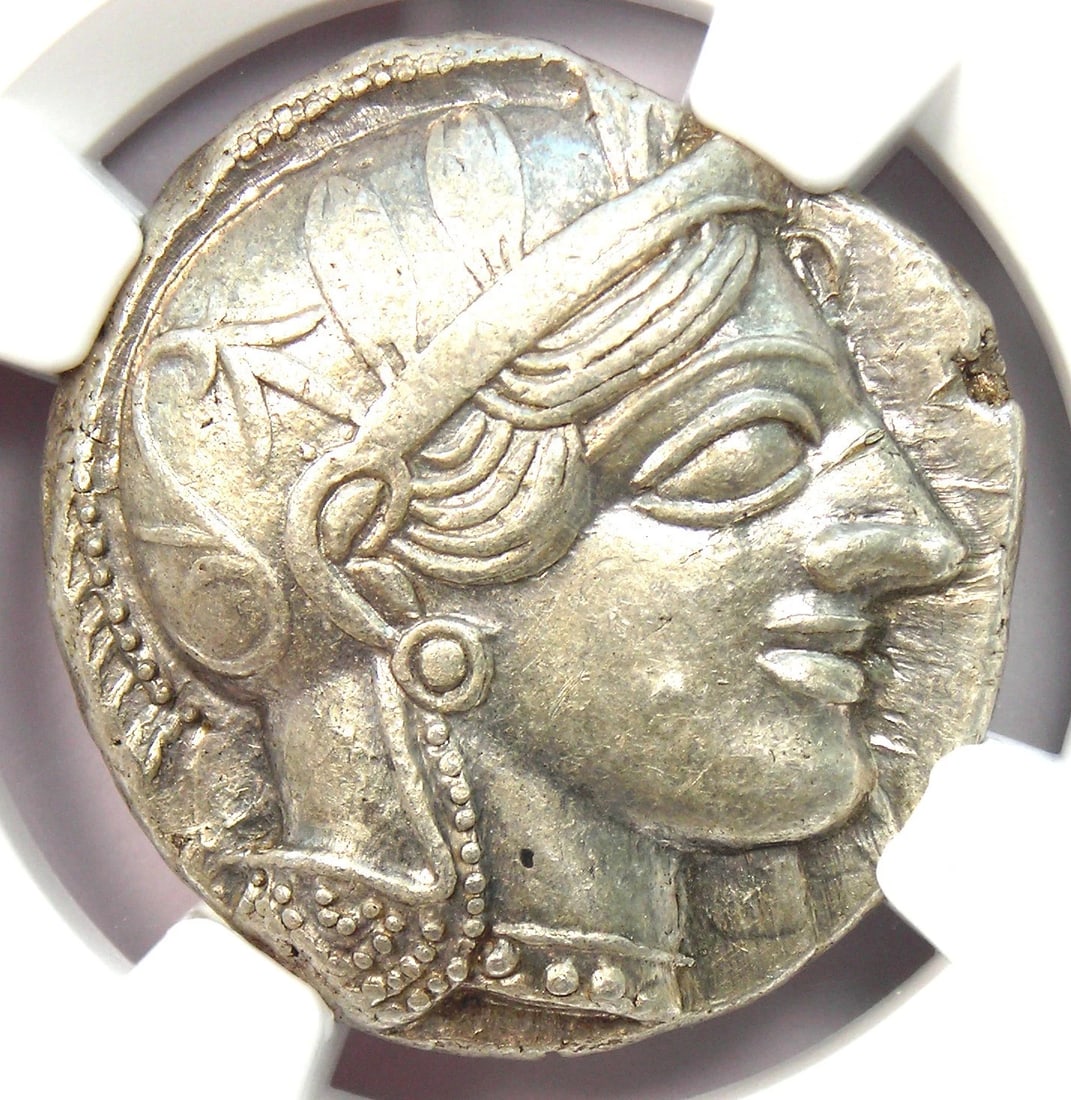 ATTICA ATHENS OWL AR TETRADRACHM SILVER GREEK COIN (1 of 3)