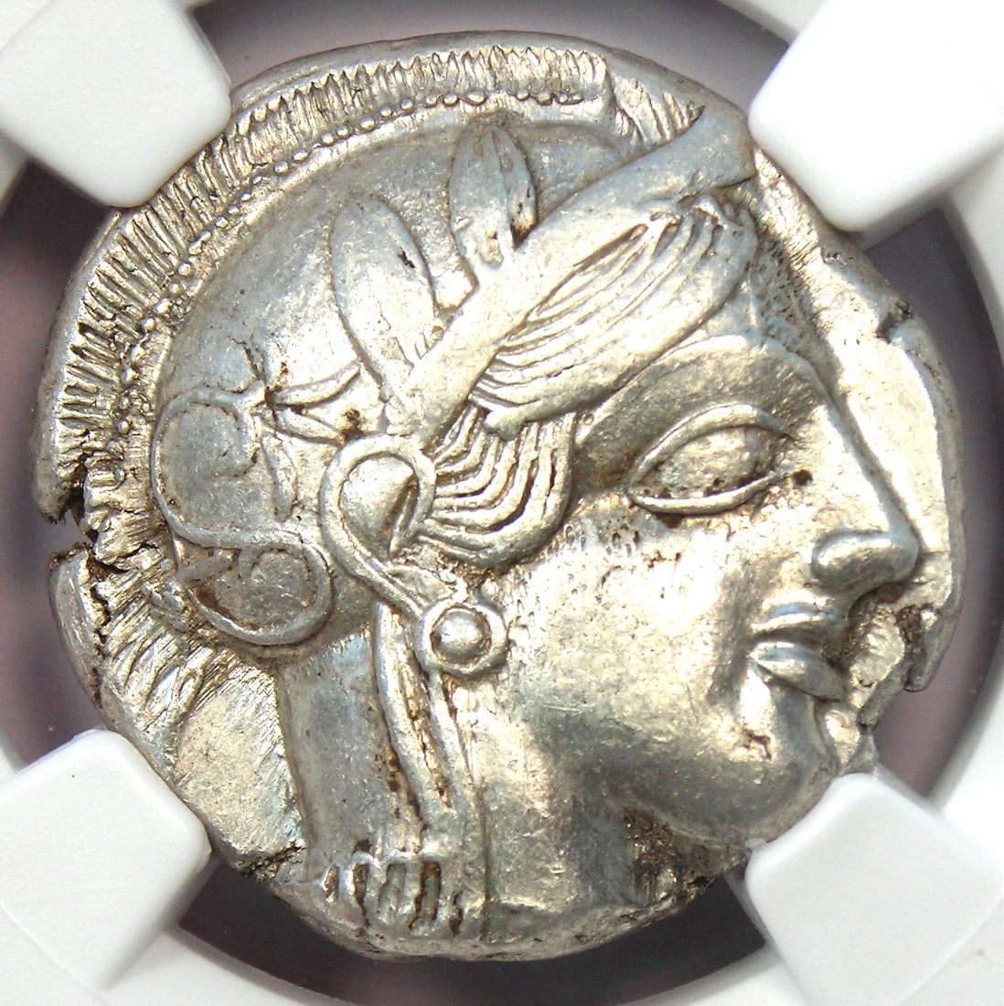 ATTICA ATHENS OWL AR TETRADRACHM SILVER GREEK COIN: Attica Athens Owl AR Tetradrachm Silver Greek Coin Year : 404 BC Denomination : Tetradrachm Country of Origin : Greece Accessories: None Accessories Notice: When purchasing pre-owned goods, please ref