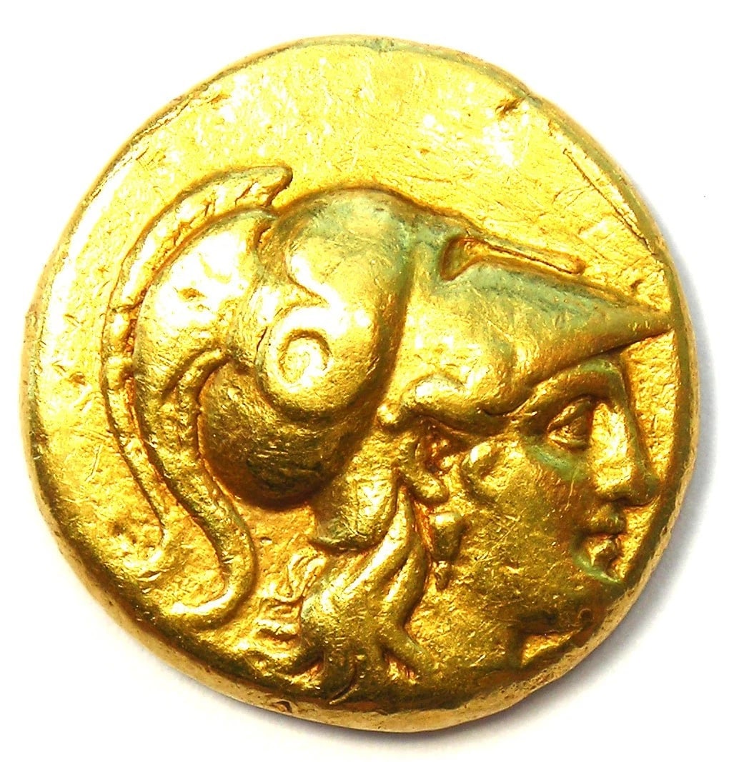 ALEXANDER THE GREAT III AV STATER GOLD MACEDON COIN (1 of 2)