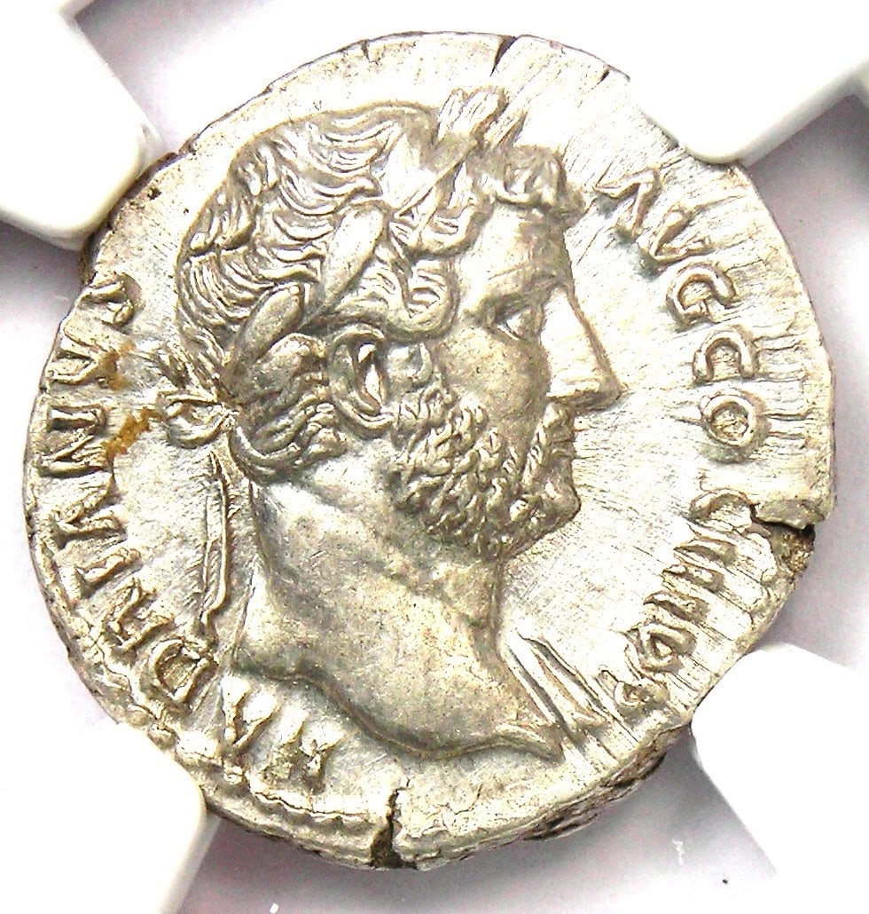 HADRIAN AR DENARIUS ROMAN SILVER COIN (1 of 4)