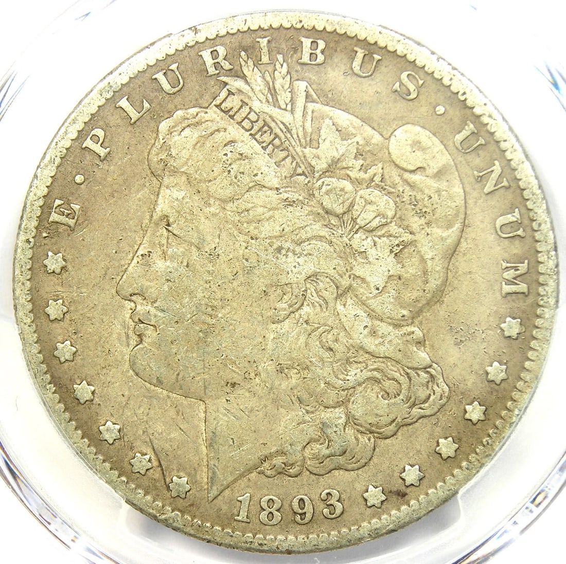 1893-S MORGAN SILVER DOLLAR $1 COIN (1 of 3)