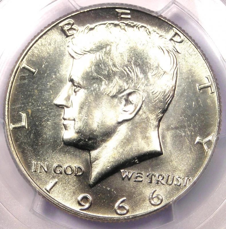 1966 KENNEDY HALF DOLLAR (50C COIN): 1966 Kennedy Half Dollar (50C Coin) Year : 1966 Denomination : 50C Country of Origin : United States Accessories: None Accessories Notice: When purchasing pre-owned goods, please refer to the photos o