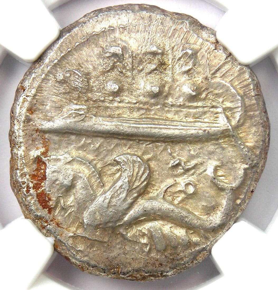 PHOENICIA BYBLUS AZBAAL AR SHEKEL BYBLOS HIPPOCAMP LION COIN (1 of 4)
