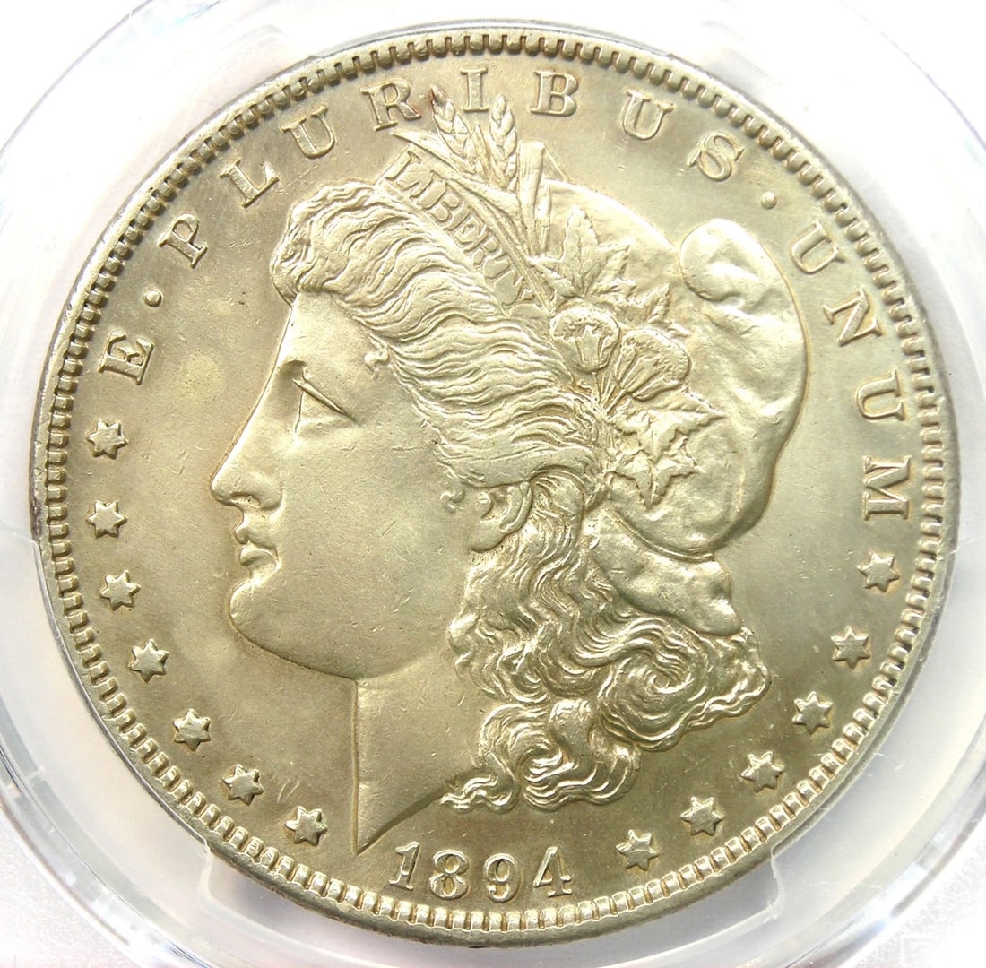1894-P MORGAN SILVER DOLLAR $1 COIN: 1894-P Morgan Silver Dollar $1 Coin Year : 1894 Denomination : $1 Country of Origin : United States Accessories: None Accessories Notice: When purchasing pre-owned goods, please refer to the photos of
