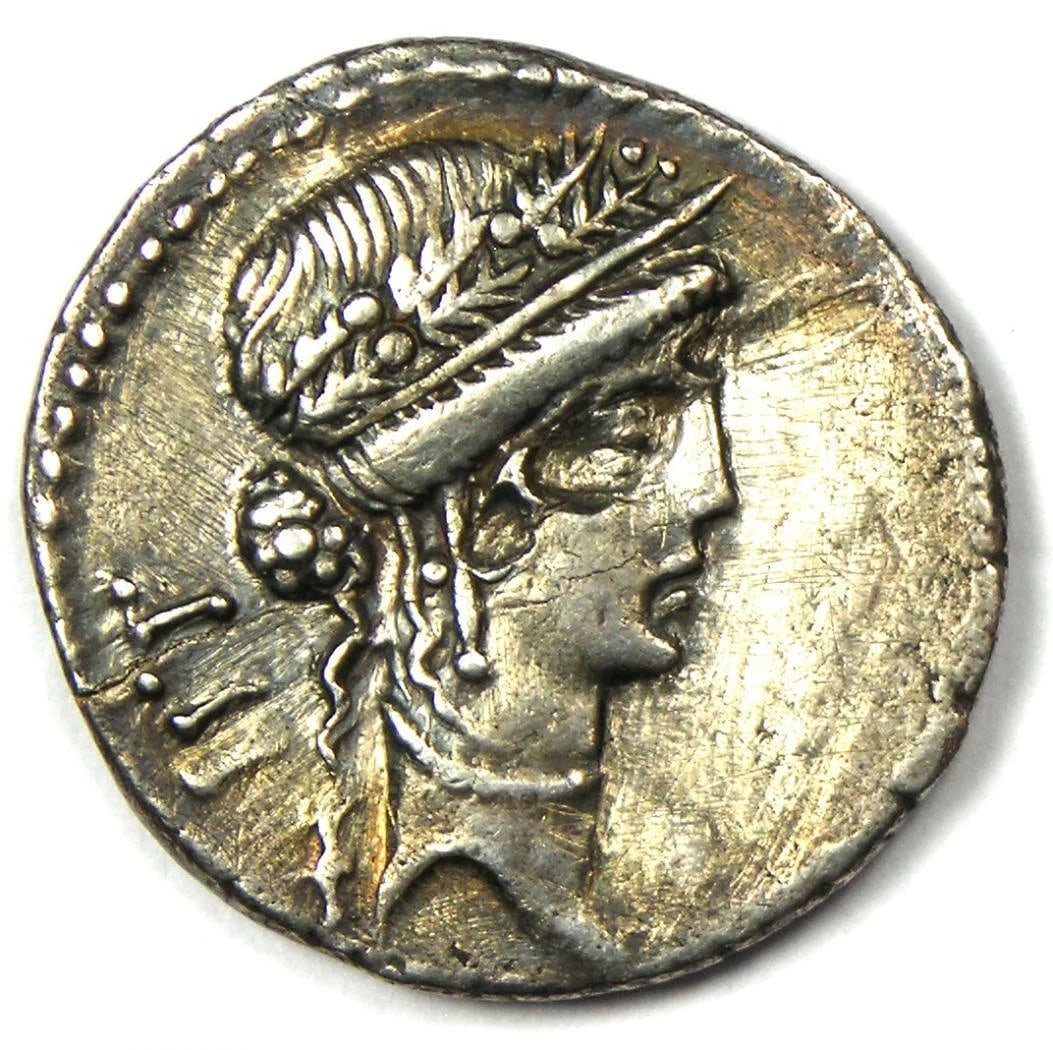 JULIUS CAESAR AR DENARIUS COIN (1 of 4)