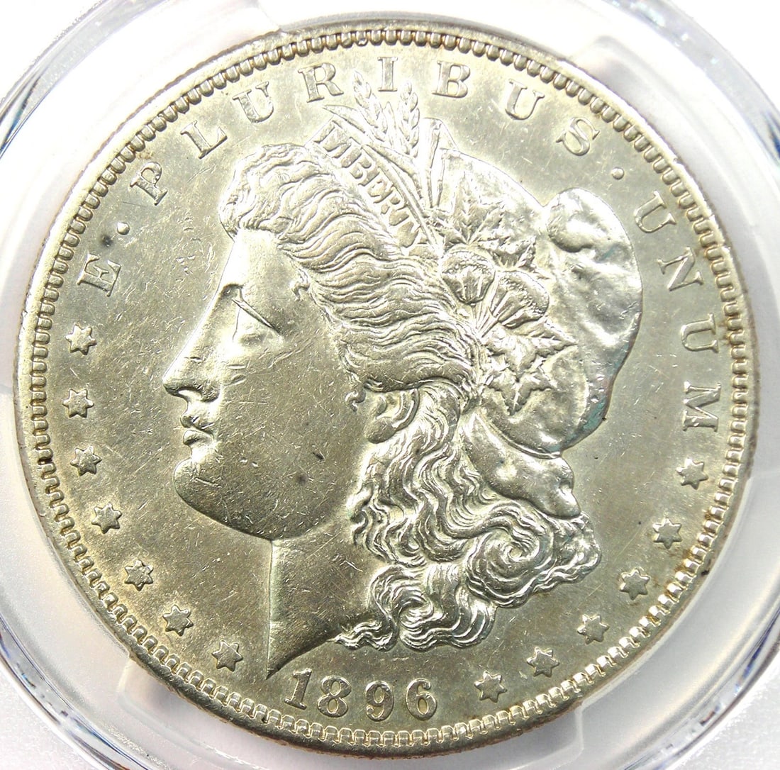 1896-S MORGAN SILVER DOLLAR $1 RARE DATE COIN: 1896-S Morgan Silver Dollar $1 Rare Date Coin Year : 1896 Denomination : $1 Country of Origin : United States Accessories: None Accessories Notice: When purchasing pre-owned goods, please refer to