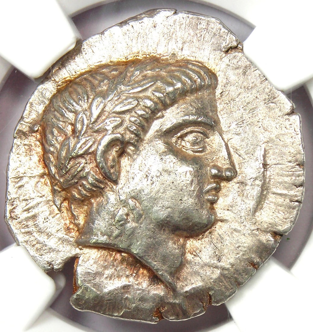 GREEK PAEONIA PATRAUS AR TETRADRACHM COIN (1 of 4)