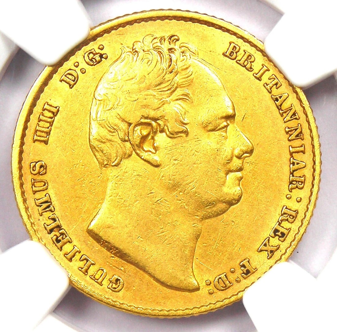 1832 BRITAIN WILLIAM IV GOLD SOVEREIGN COIN (1 of 2)