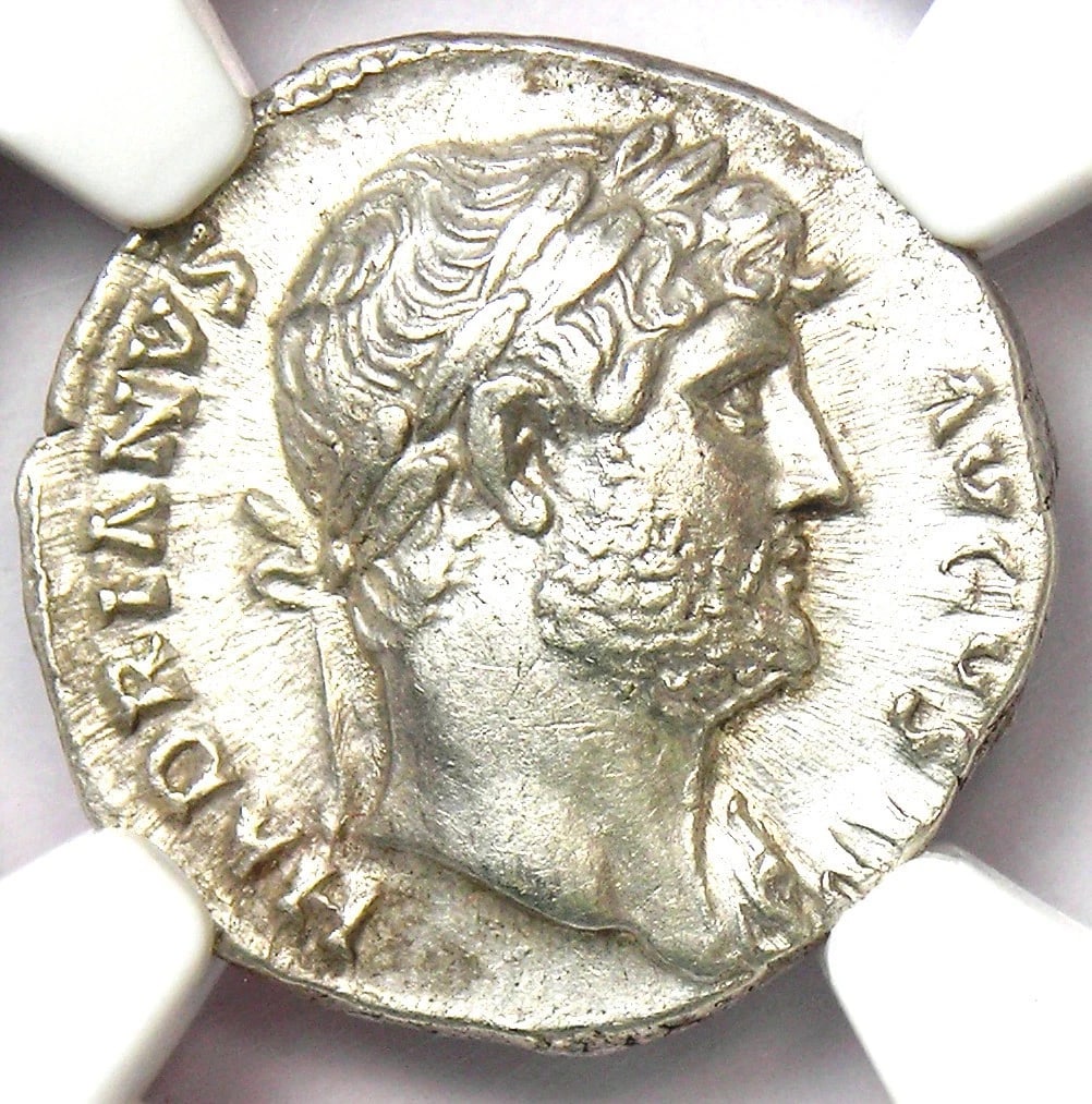 HADRIAN AR DENARIUS ROMAN SILVER COIN (1 of 2)