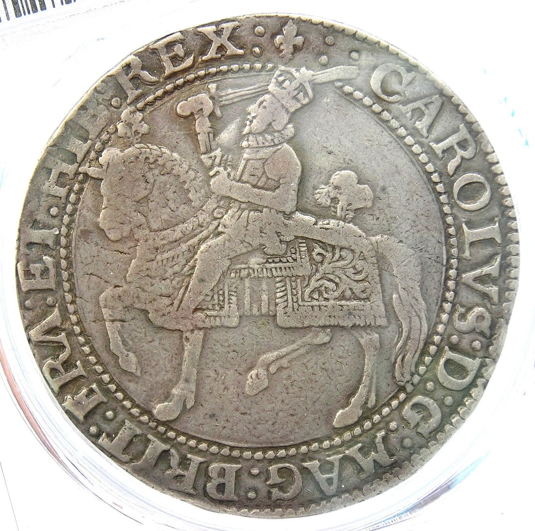1625 BRITAIN ENGLAND UK CHARLES I SILVER CROWN COIN (1 of 3)